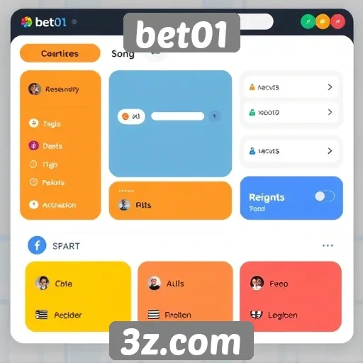 interface do bet01 é amigável e intuitiva